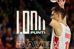 Davide Moretti supera i 1.000 punti in LBA