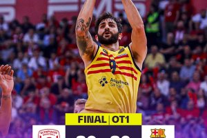 Barcelona gets overtime win, 2-1 series lead over Olympiacos