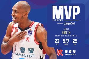 Jamar Smith è l’MVP UnipolSai della 27ª giornata della Serie A UnipolSai 2023/24