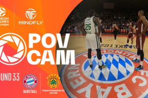 See Bayern vs. Panathinaikos from inside two players’ jerseys with the revolutionary POV Cam!