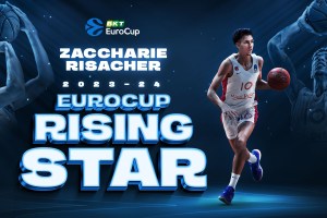2023-24 BKT EuroCup Rising Star: Zaccharie Risacher, Mincidelice JL Bourg en Bresse