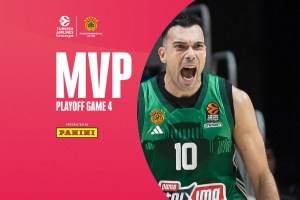 Euroleague Playoffs Gara 4 MVP: Kostas Sloukas