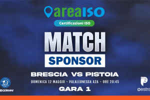 Germani Brescia, Area ISO match sponsor di gara-1