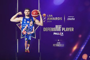 LBA Awards 2024 | Il Best Defensive Player è John Petrucelli, Pallacanestro Brescia