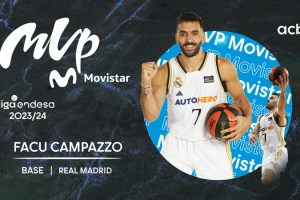 Facundo Campazzo (Real Madrid) Named Movistar MVP of Liga Endesa 2023-24