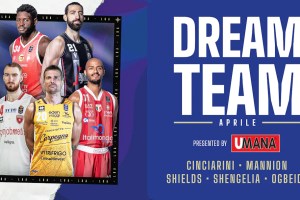 Serie A Unipolsai, annunciato il Dream Team Umana del mese di Aprile