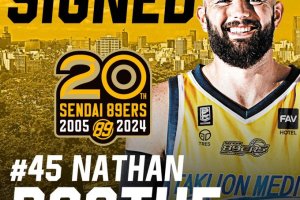 Nathan Boothe re-signs with Sendei 89ers