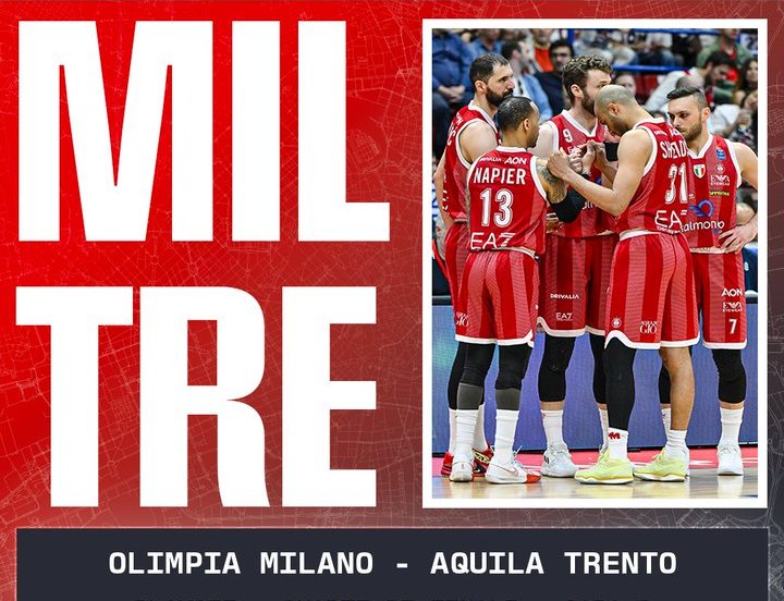 Olimpia Milano Dolomiti Energia Trentino gara 2