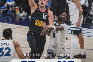 Jokic ritira il premio di MVP e domina, Edwards no: Denver-Wolves 3-2