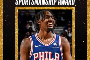 Tyrese Maxey vince l’NBA Sportsmanship Award 2023-24