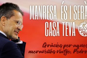 Pedro Martínez officially leaves BAXI Manresa