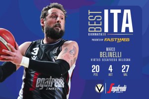 Marco Belinelli è The Best ITA Fastweb della 30ª giornata della Serie A UnipolSai 2023/24