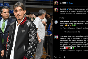 Giannakopoulos, il commento post Gara 3 citando Vladimir Putin