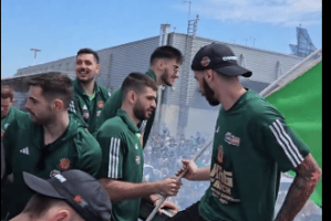 Atene accoglie il Panathinaikos campione di Euroleague