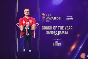 LBA Awards 2024 | Il Coach of the Year è Nicola Brienza dell’Estra Pistoia