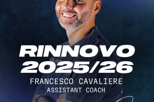 GeVi Napoli, confermato l’assistente Francesco Cavaliere