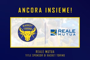 Basket Torino rinnova l’accordo con il ‘Title Sponsor’ Reale Mutua