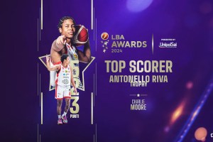 LBA Awards 2024 | Charlie Moore vince l’Antonello Riva Trophy
