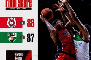 Foster dominante, il Rytas prevale sullo Zalgiris in Gara 4 e vince il titolo lituano
