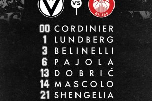 Virtus Bologna-Olimpia Milano, ufficiali i 12 di Luca Banchi