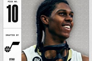 Cody Williams is the tenth pick of the 2024 NBA Draft by the Utah Jazz