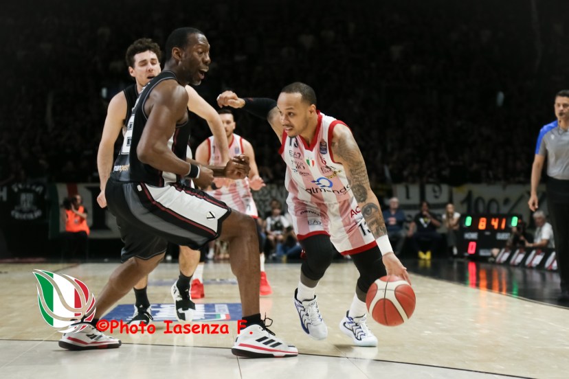 Play-off Segafredo Virtus Bologna- EA7 Emporio Armani Milano Shabazz Napier