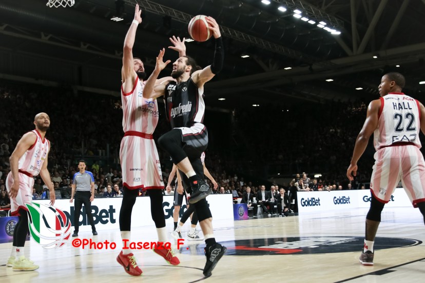 Play-off Segafredo Virtus Bologna- EA7 Emporio Armani Milano Tornik’e Shengelia