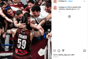 Rayjon Tucker, su Instagram l’addio alla Reyer Venezia?