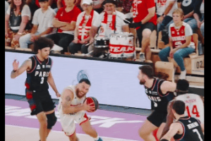 Mike James guida l’AS Monaco al successo su Paris Basketball in gara 1 della finale di BetClic Elite