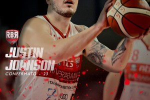 La Rivierabanca riparte da Justin Johnson: ancora in biancorosso