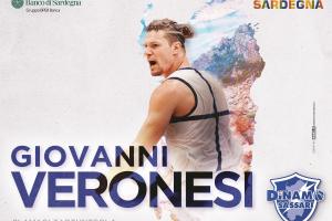 Dinamo Sassari, ufficiale l’arrivo di Giovanni Veronesi