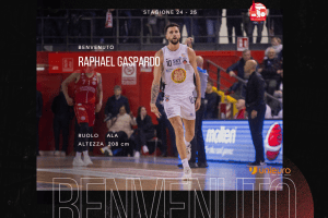 Pallacanestro Forlì 2.015: annunciato l’arrivo di Raphael Gaspardo