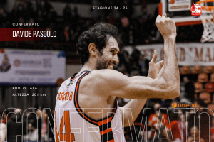 Davide “Dada” Pascolo rinnova con la Pallacanestro Forlì 2.015