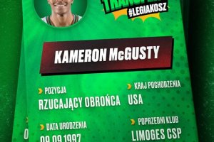 Legia Kosz signs Kameron McGusty