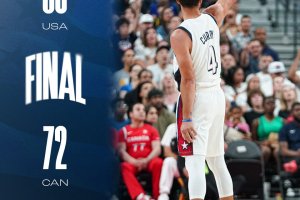 Team USA batte il Canada nella prima esibizione pre-Parigi 2024