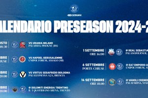 Pallacanestro Brescia, il calendario della pre-season