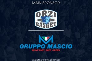 Il Gruppo Mascio è Main Sponsor dell’OrziBasket