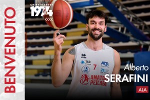 Chieti Basket 1974: ufficiale l’arrivo di Alberto Serafini