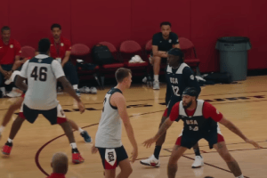 Cooper Flagg mette in mostra il suo talento nello Scrimmage tra Team USA e il Select Team