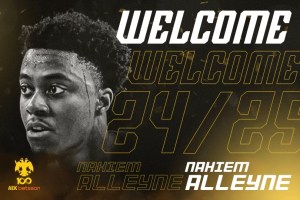 AEK, firmato Nahiem Alleyne