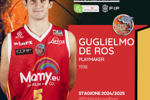 Oleggio Magic Basketball: ufficiale il ritorno di Guglielmo De Ros