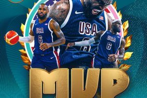 LeBron James MVP of the Paris 2024 headlines the All-Star Five