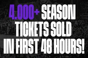 Partizan Belgrade announced that they sold more than 4.000 season tickets in 48 hours