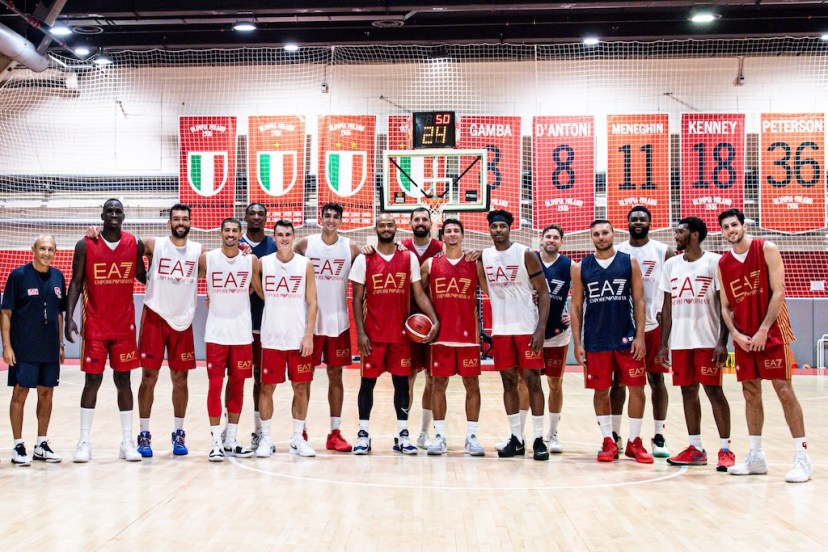 Primo allenamento ufficiale della stagione 2024-2025 per l’Olimpia Milano, ecco le immagini da Olimpia Milano TV