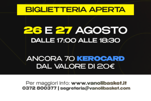Vanoli Cremona Campagna abbonamenti 24/25: gli orari della biglietteria del PalaRadi