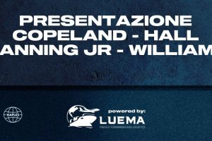 Napoli Basket, oggi la presentazione di Copeland, Hall, Manning Jr. e Williams