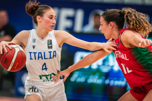 Europeo U18F, Italia-Portogallo 49-68 (Giacchetti 14)