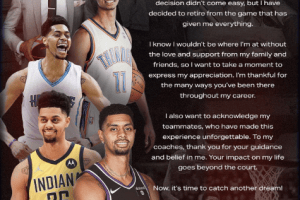 Jeremy Lamb annuncia il ritiro