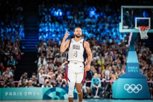Durant on Curry’s performance vs. Serbia: It was God talking through him