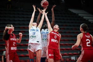 Europeo U16F, Italia-Croazia 58-49 (Hassan e Zuccon 12)